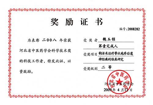 2008年科技工作者-二等